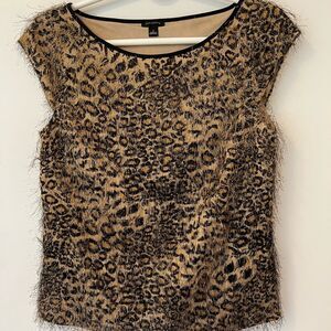 Ann Taylor Animal print top